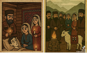 "პირუტყვი მომაკვდავის თავთან უნდა შემოეტარებინათ" - იცით, სადიან მოდის სიტყვა "შემოგევლე"?