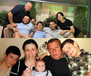 3 ძმა და დიდი ოჯახი: ხვიჩა კვარაცხელიას ოჯახური ფოტოები წლების წინ და ახლა