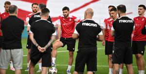 [მატჩის დღე. საქართველო-თურქეთი. მსოფლიო თასი 2026. საკვალიფიკაციო ეტაპი] "დინამო არენაზე" ქართული ფ...